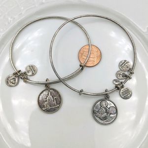 Alex and Ani Rafaleian Silver Disney Bracelets